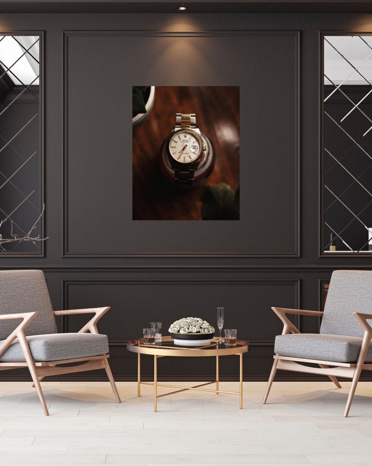 Rolex Datejust Aluminum Print - Mirage