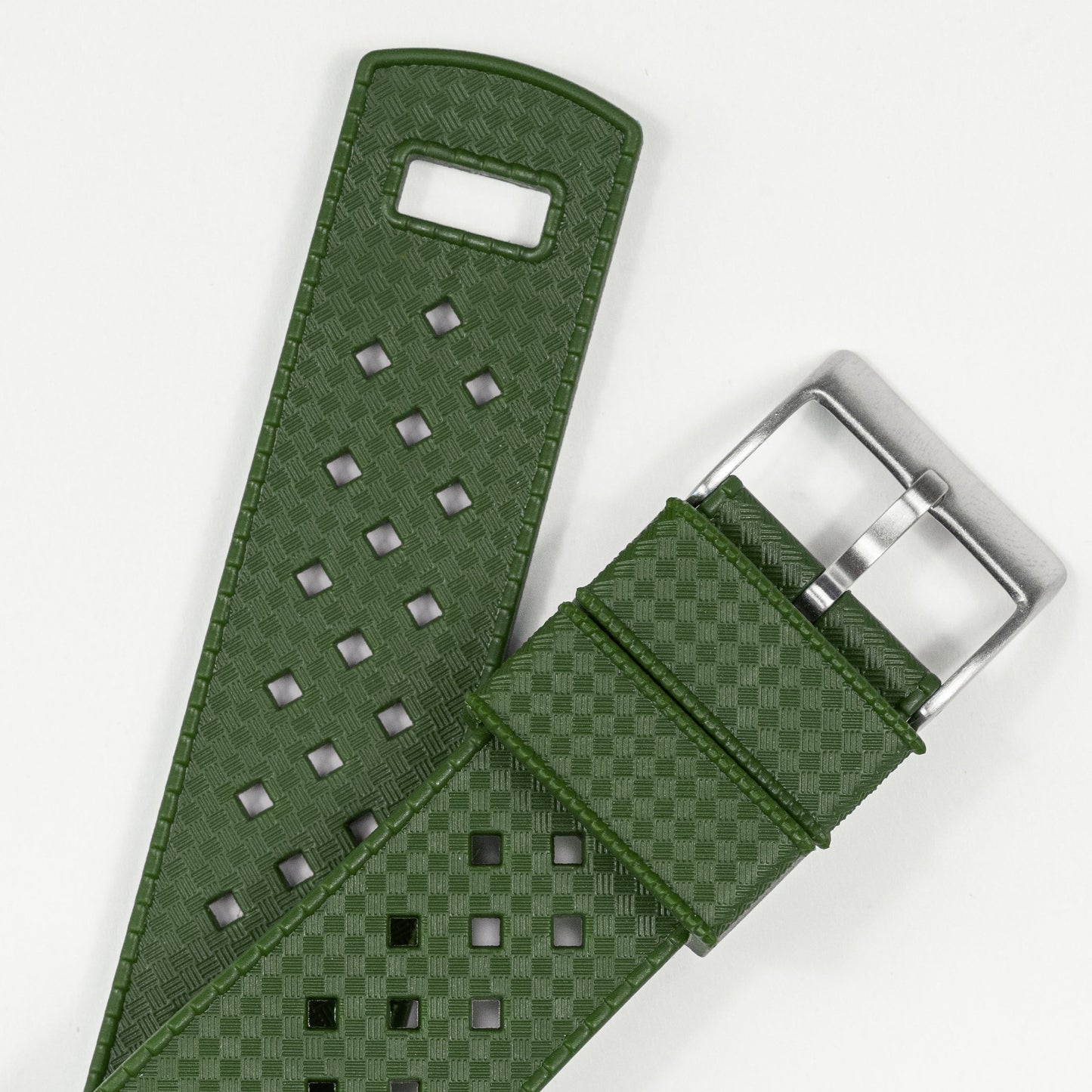 Apple Watch Tropical Style Army Green Watch Band