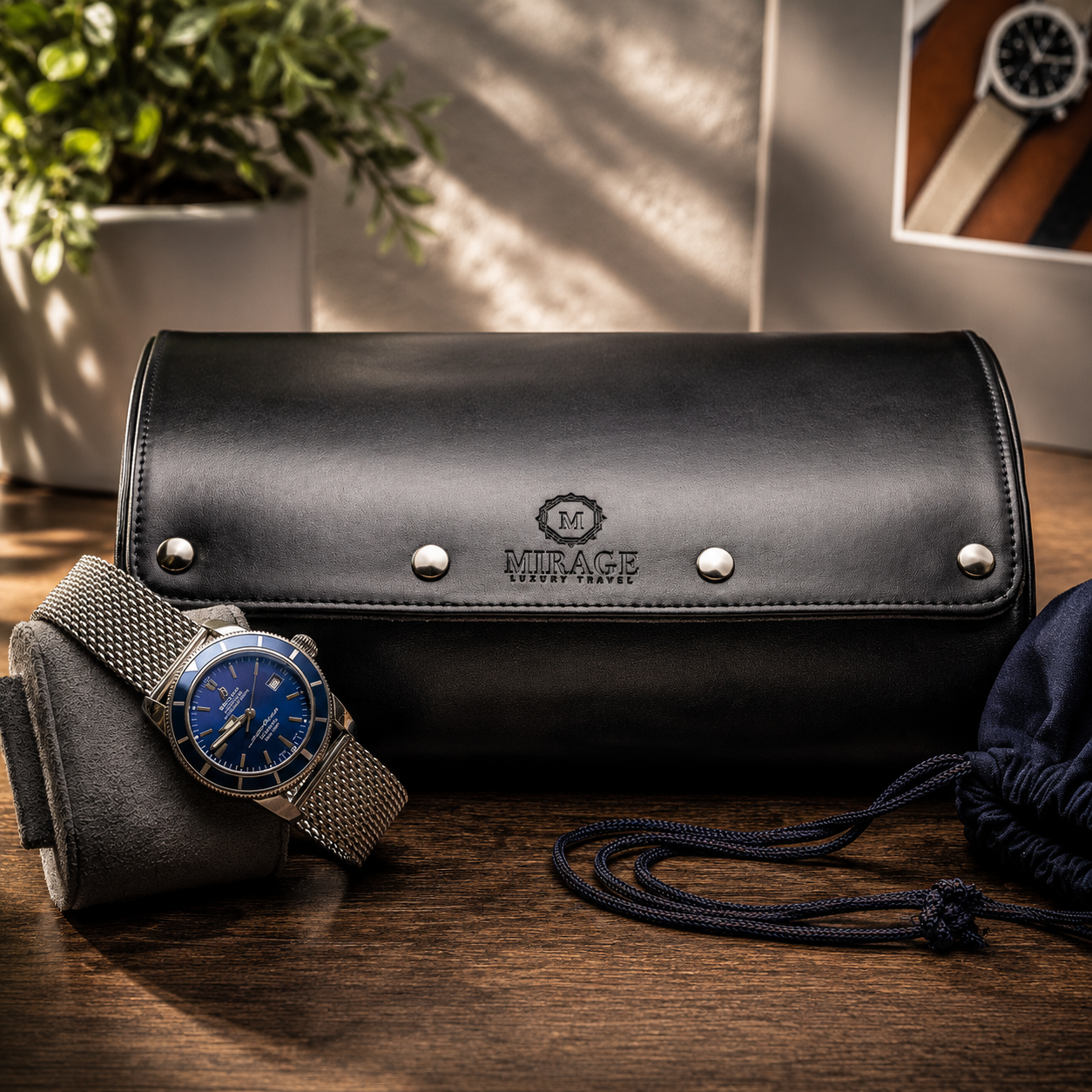 6 Watch Case - Midnight Blue