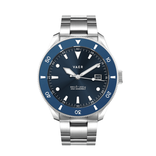 D4 Meridian Navy - Matte USA Solar 42mm