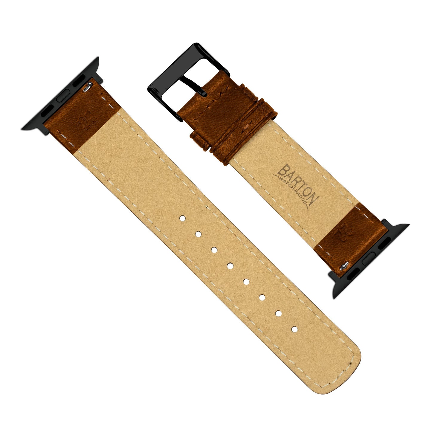 Apple Watch Caramel Brown Classic Horween® Leather Watch Band