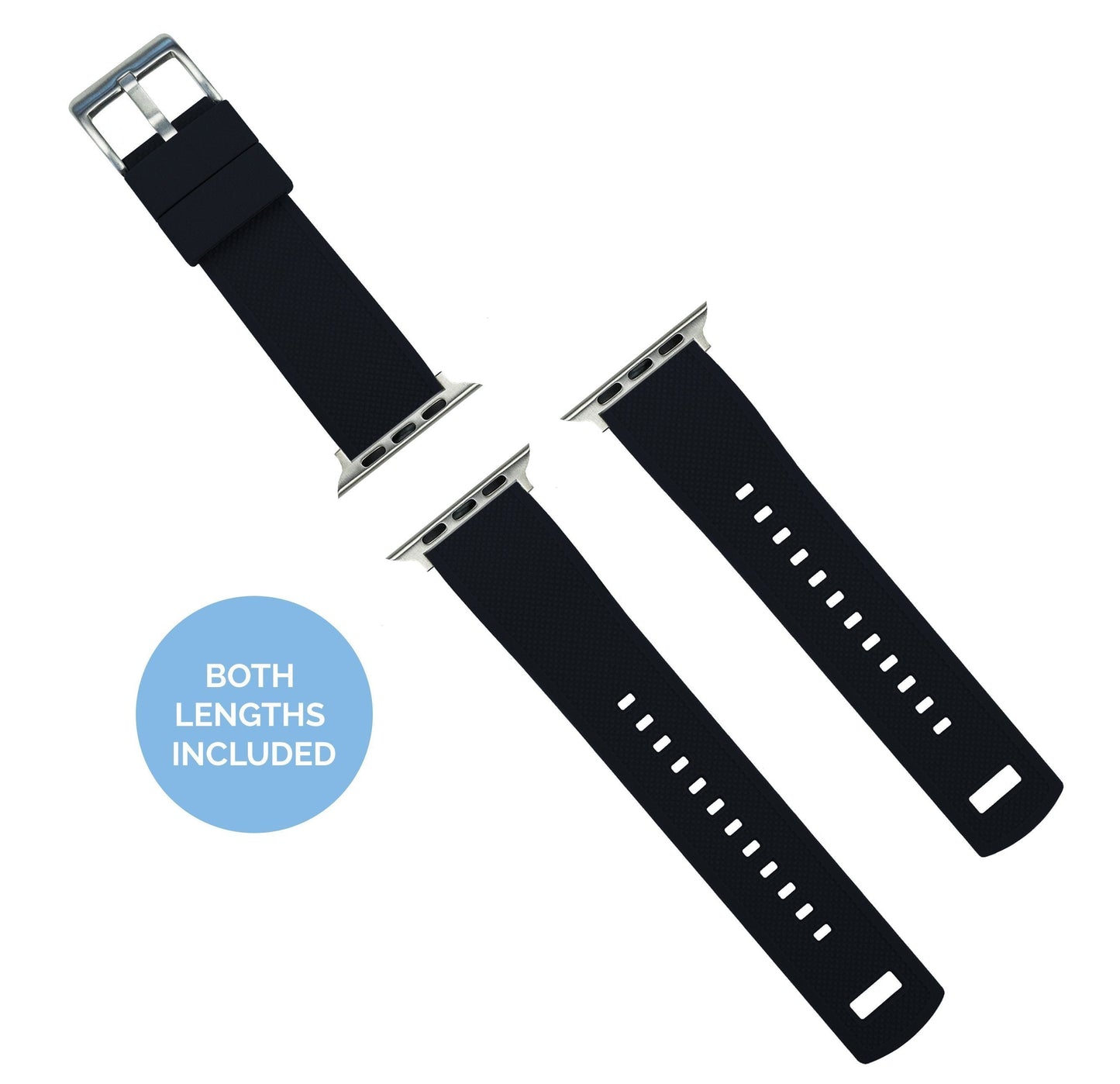 Apple Watch Elite Silicone Black Watch Band
