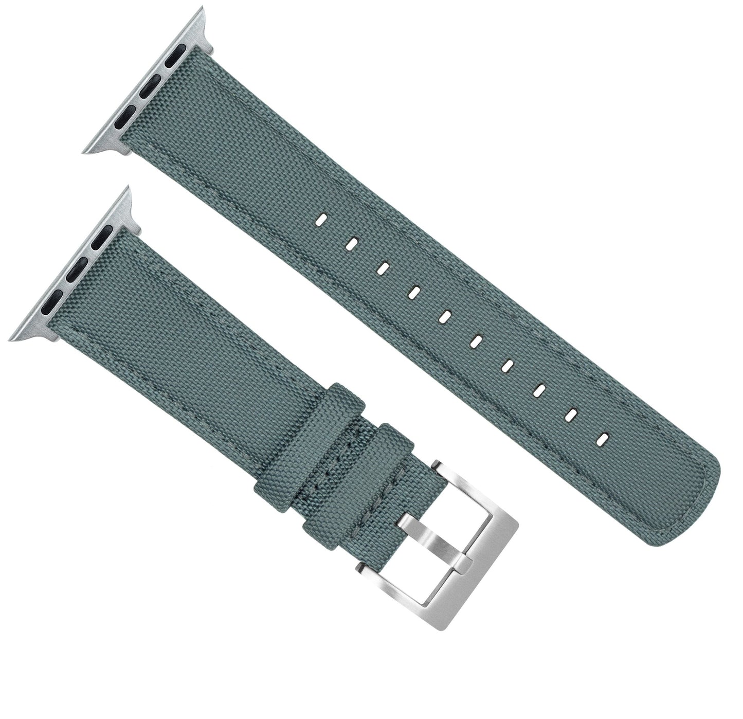 Apple Watch Slate Grey Sailcloth Watch Band