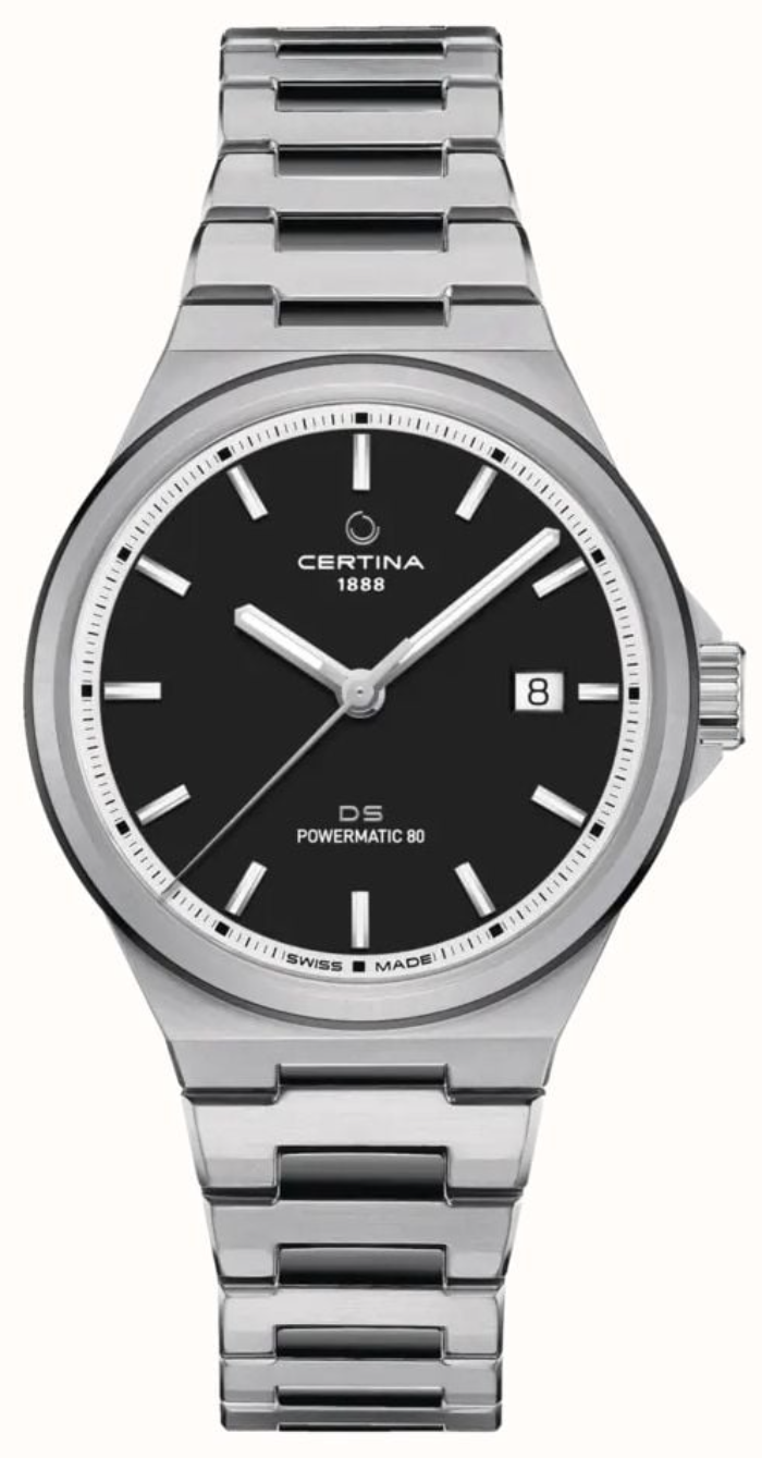 DS-7 Powermatic 80 Black Dial | Black Dial
