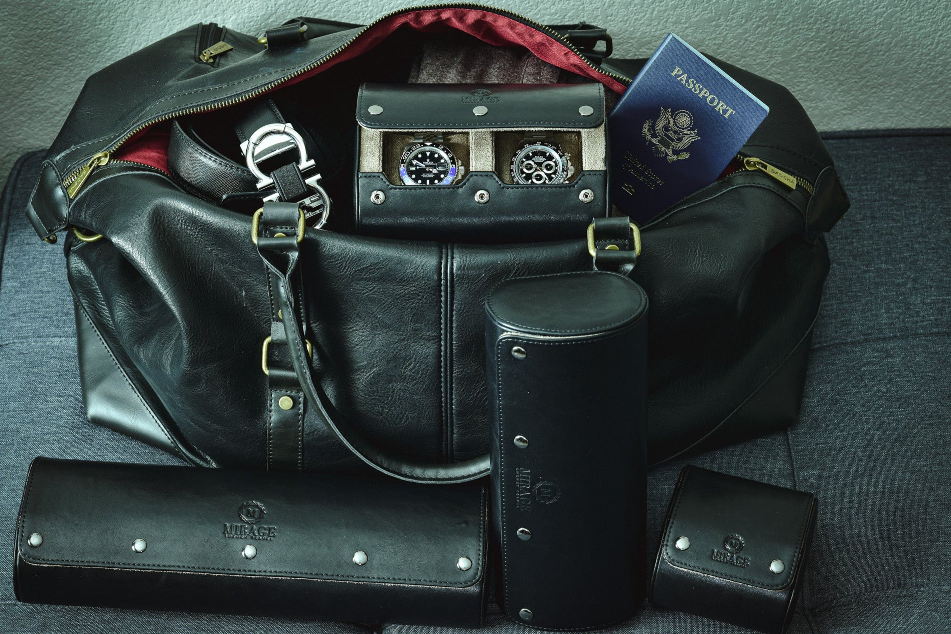 watch roll leather watch travel case for men leather watch case travel watch roll