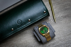 3 Watch Case - Royal Green