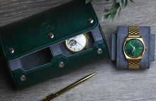 Load image into Gallery viewer, 2 Watch Case - Royal Green
