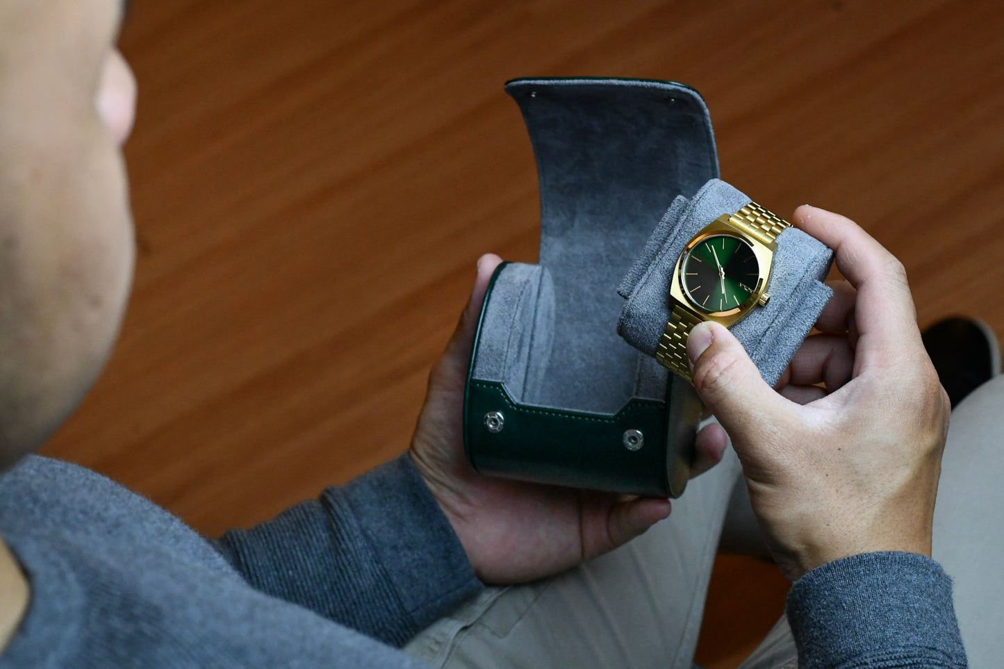 1 Watch Case - Royal Green