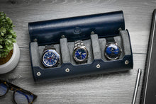 Load image into Gallery viewer, 3 Watch Case - Midnight Blue

