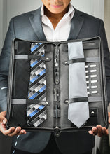 Load image into Gallery viewer, Tie Case for Travel - Graphite Black
