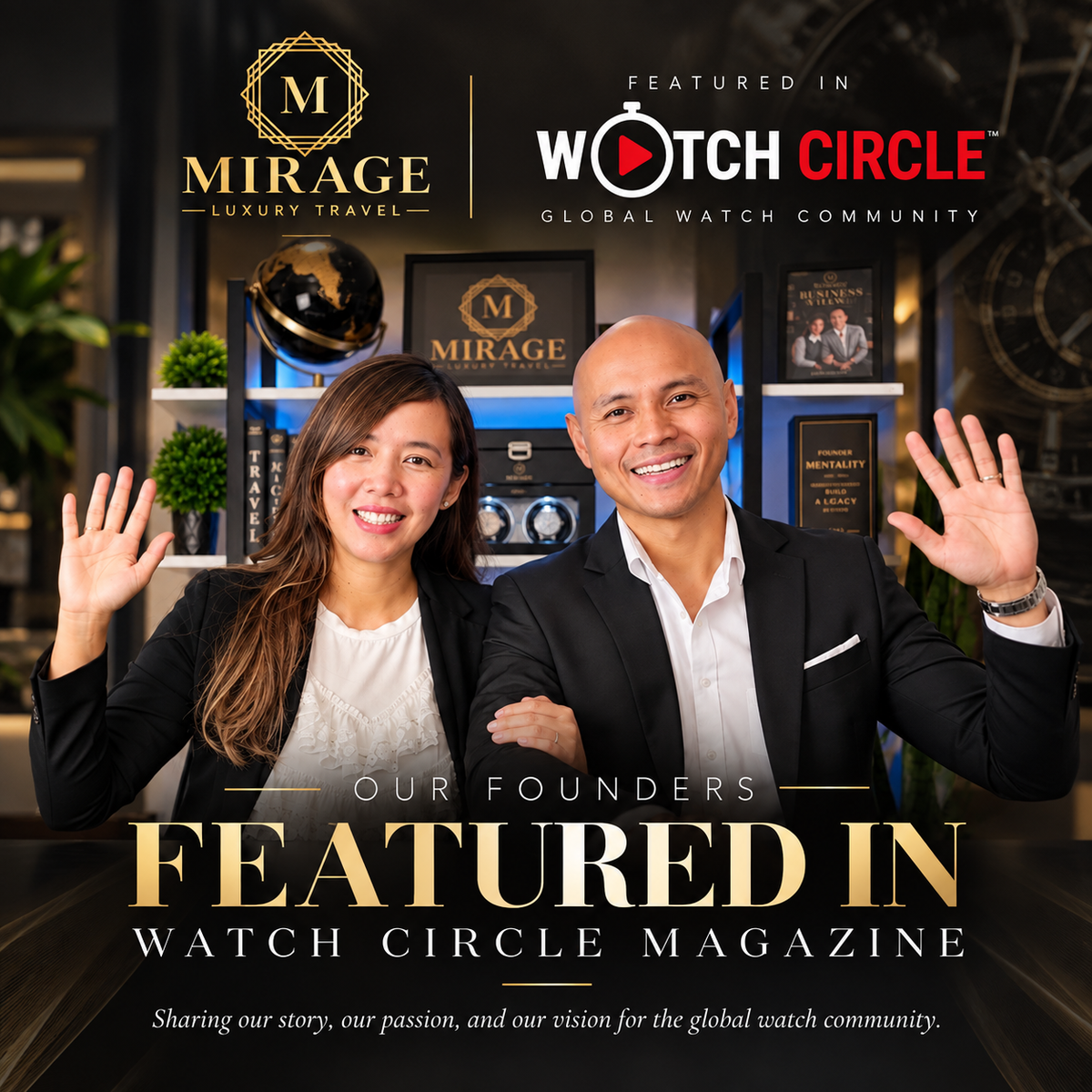 Mirage Luxury Travel Featured in Watch Circle Magazine