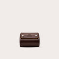 1 Watch Travel Case Vegan Leather Watch Roll (Espresso Brown)