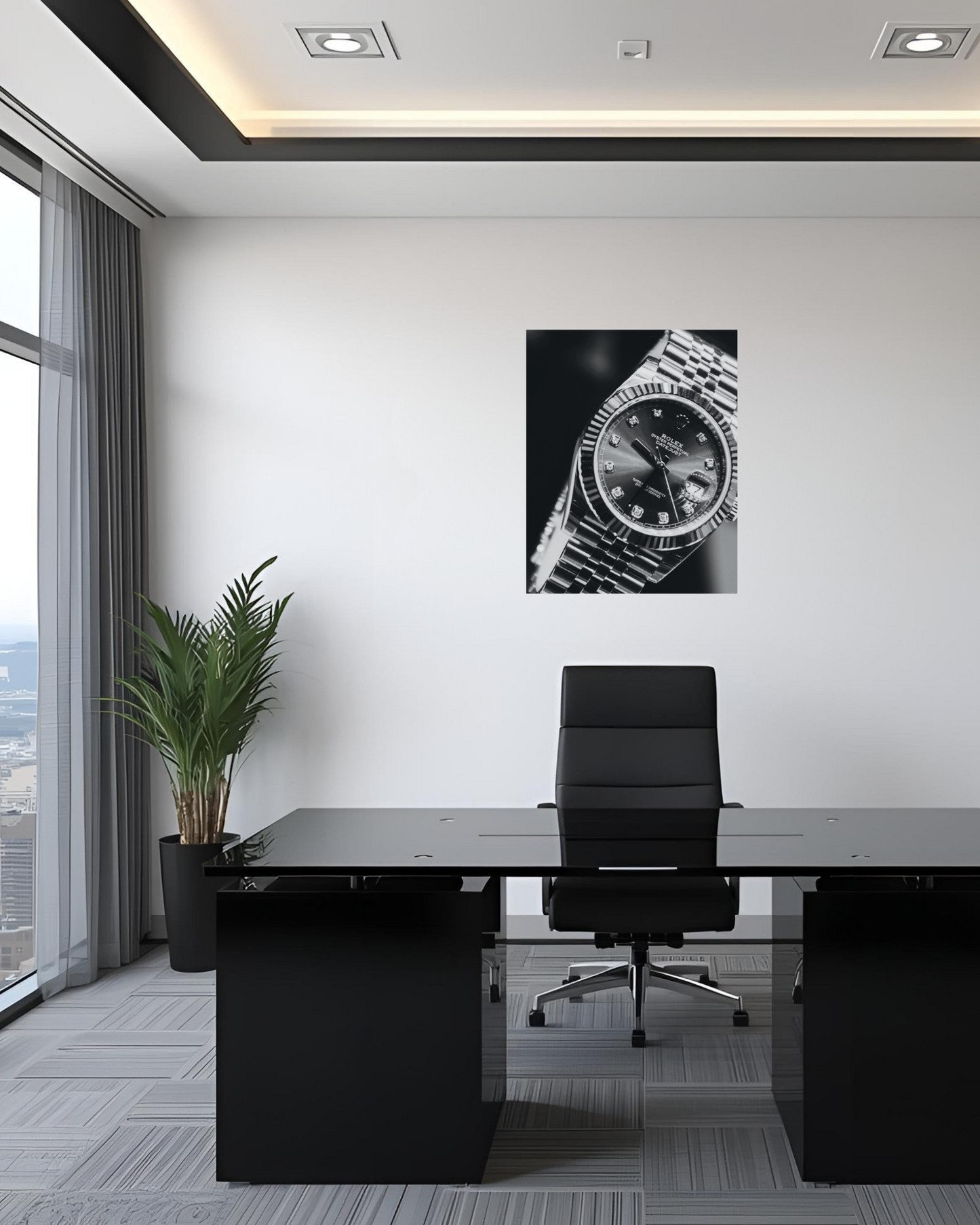 Rolex Datejust  Aluminum Print