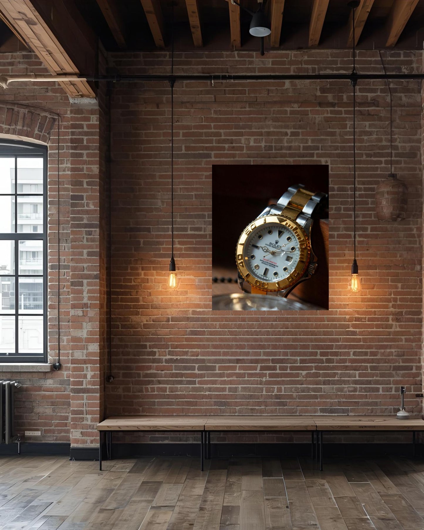 Rolex Oyster Perpetual Date Aluminum Print