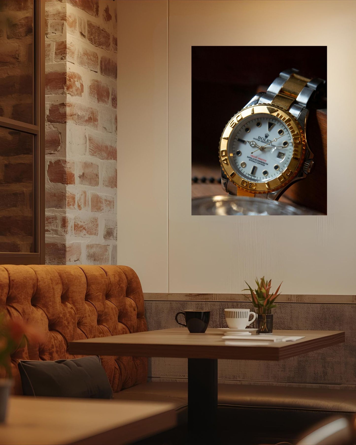 Rolex Oyster Perpetual Date Aluminum Print