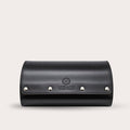 6 Watch Travel Case Vegan Leather Watch Roll (Jade Black)