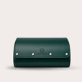 6 Watch Travel Case Vegan Leather Watch Roll (Royal Green)