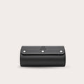 2 Watch Travel Case Vegan Leather Watch Roll (Slate Gray)