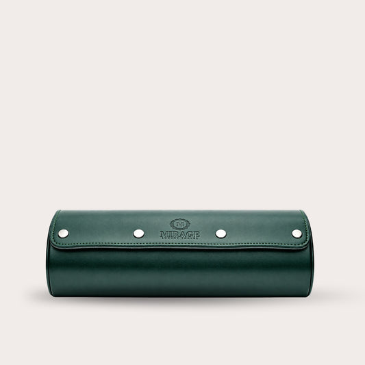 Royal Green Watch Roll - 3 Uhren