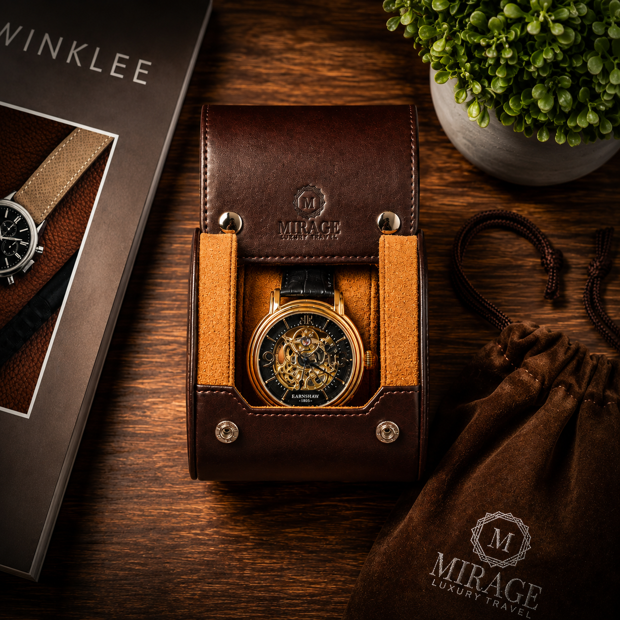 1 Watch Case - Espresso Brown