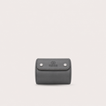 1 Watch Travel Case Vegan Leather Watch Roll (Slate Gray - White Interior)