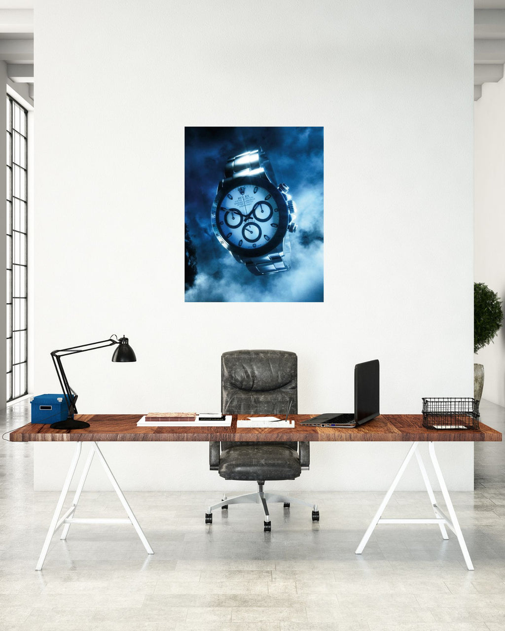 Rolex Panda Aluminum Print - Mirage
