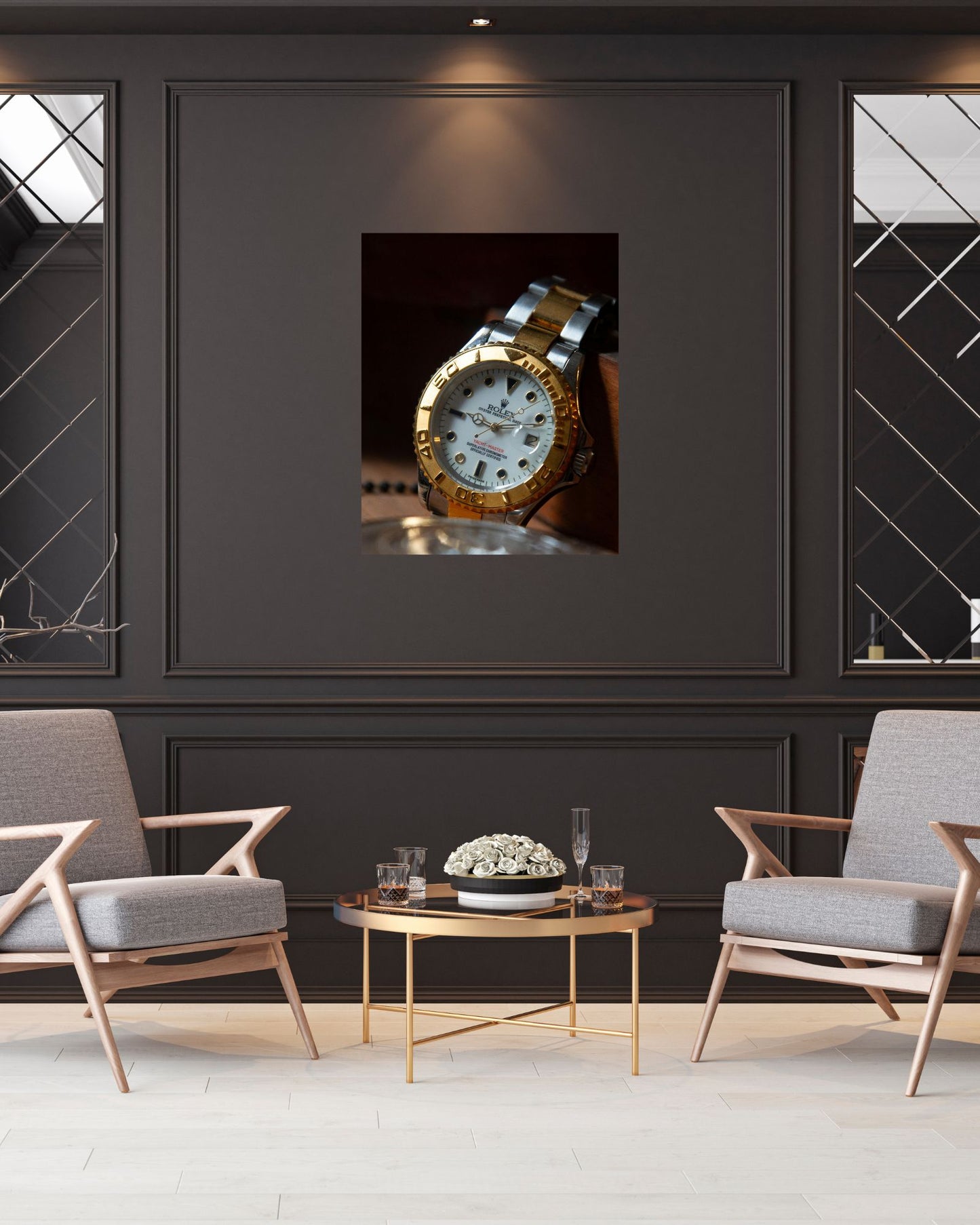 Rolex Oyster Perpetual Date Aluminum Print