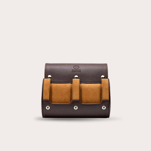 Uhrenrolle mit Espresso-Finish – 2 Uhren