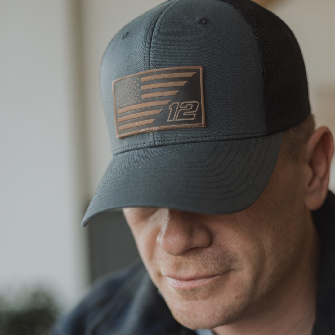 #12 American Flag Hat