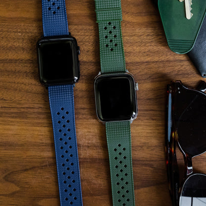 Apple Watch Tropical Style Army Green Watch Band