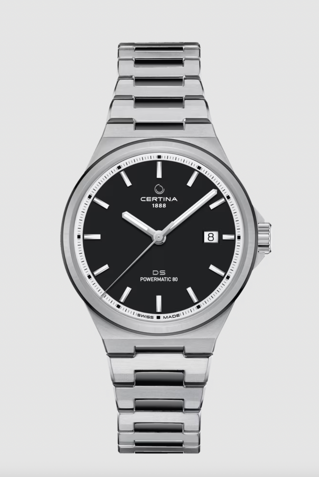 DS-7 Powermatic 80 Black Dial | Black Dial