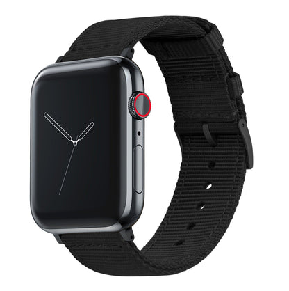 Apple Watch Two Piece NATO® style Black Watch Band