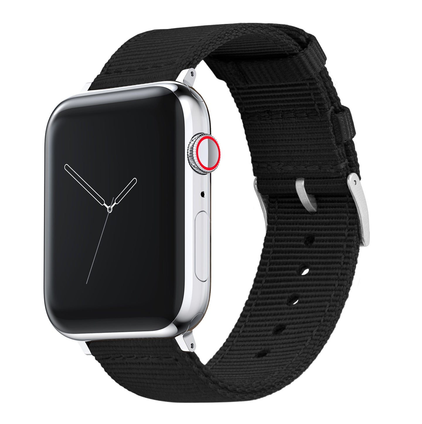 Apple Watch Two Piece NATO® style Black Watch Band