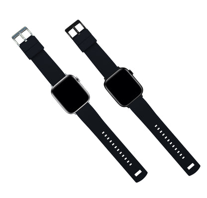 Apple Watch Elite Silicone Black Watch Band
