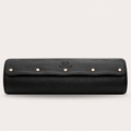 4-Watch Travel Case Saffiano Leather Watch Roll (Sable Black)