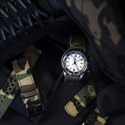 Camouflage Crafted Canvas Watch Band