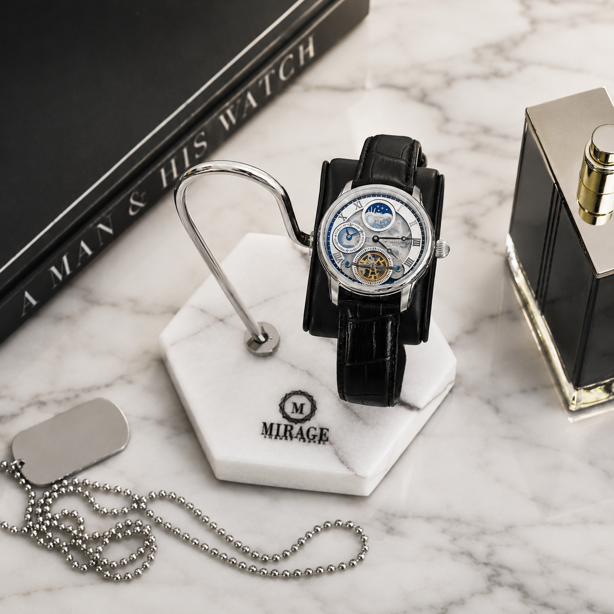 Watch Stand Display | White Marble (Limited Edition)