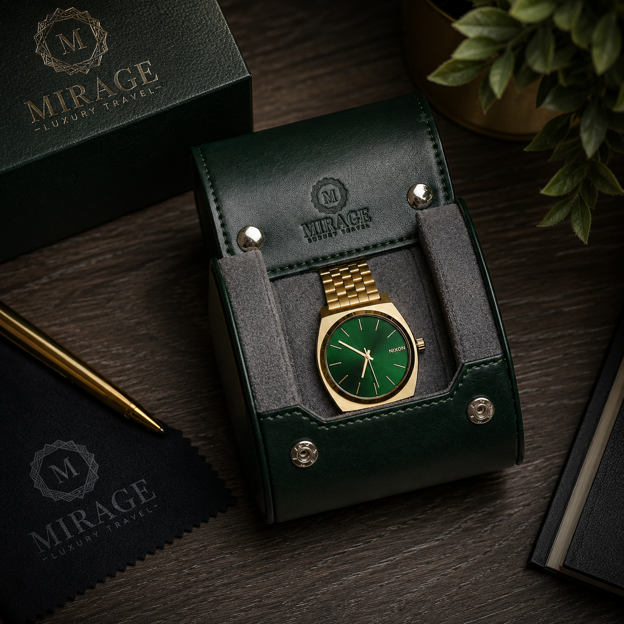 1 Watch Case - Royal Green