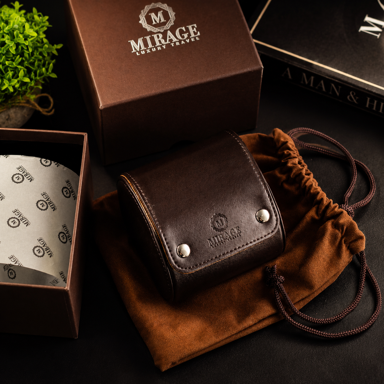 1 Watch Case - Espresso Brown