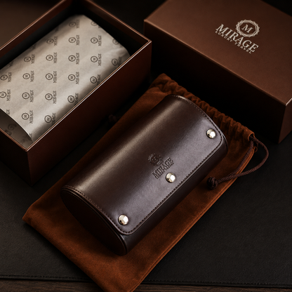 2 Watch Case - Espresso Brown