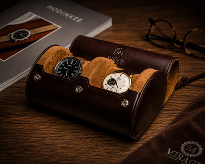 2 Watch Case - Espresso Brown