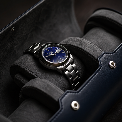 3 Watch Case - Midnight Blue