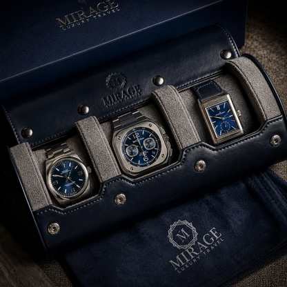 3 Watch Case - Midnight Blue