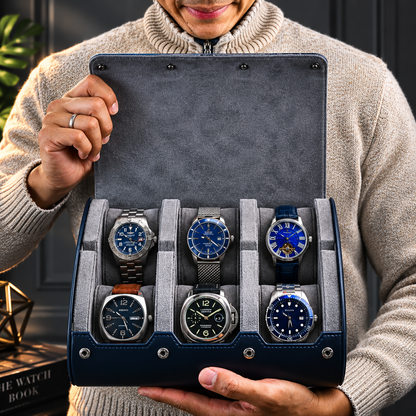 6 Watch Case - Midnight Blue