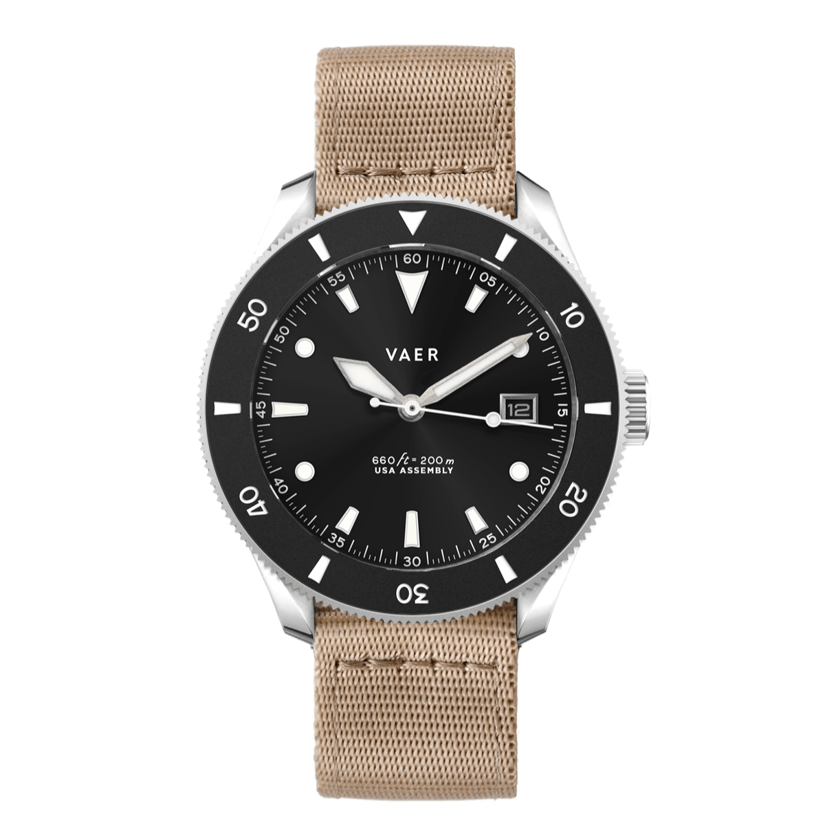 D4 Meridian - Black Matte USA Solar 42mm