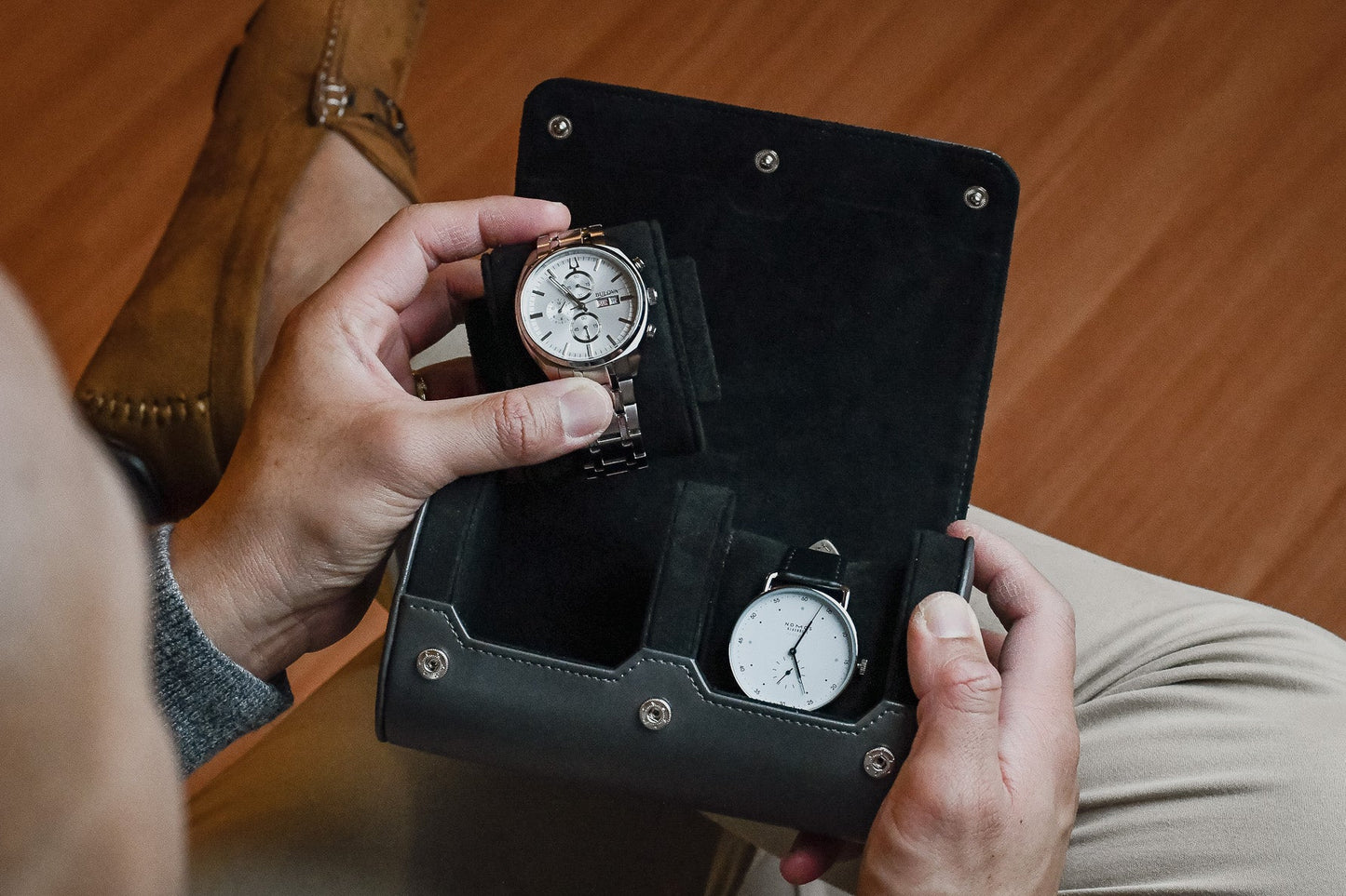 2 Watch Case - Slate Gray