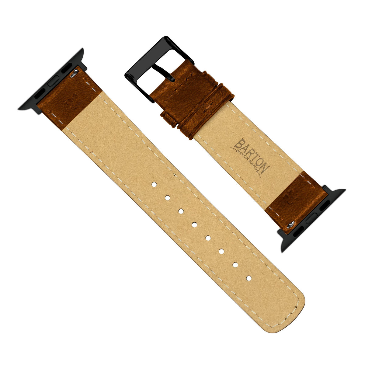 Apple Watch Caramel Brown Classic Horween® Leather Watch Band