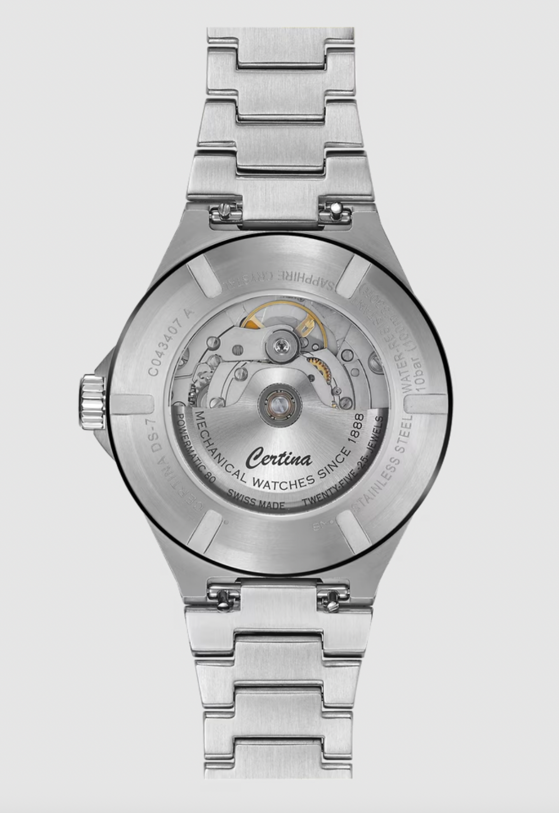 DS-7 Powermatic 80 Black Dial | Black Dial