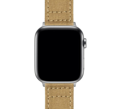 Apple Watch Khaki Canvas Watch Band