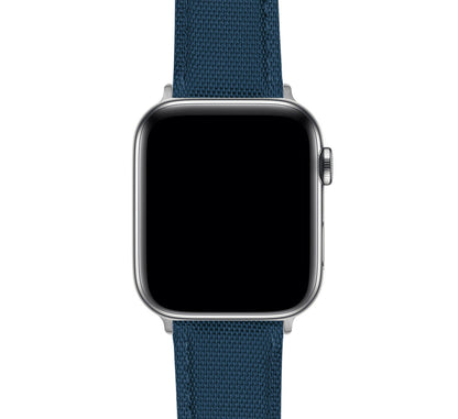 Apple Watch Navy Blue Sailcloth Watch Band